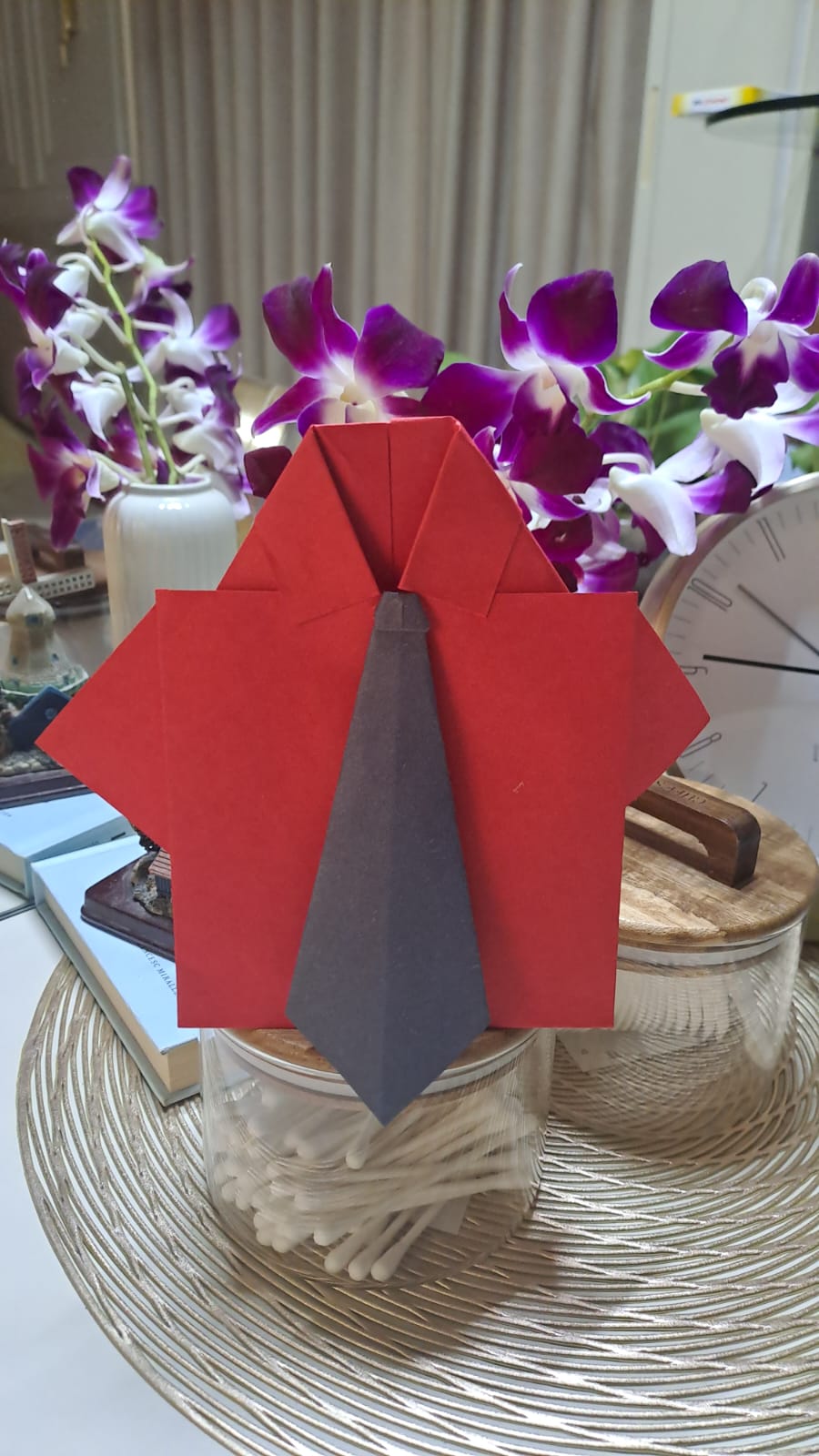 UKG - Heart shaped greeting card close up
