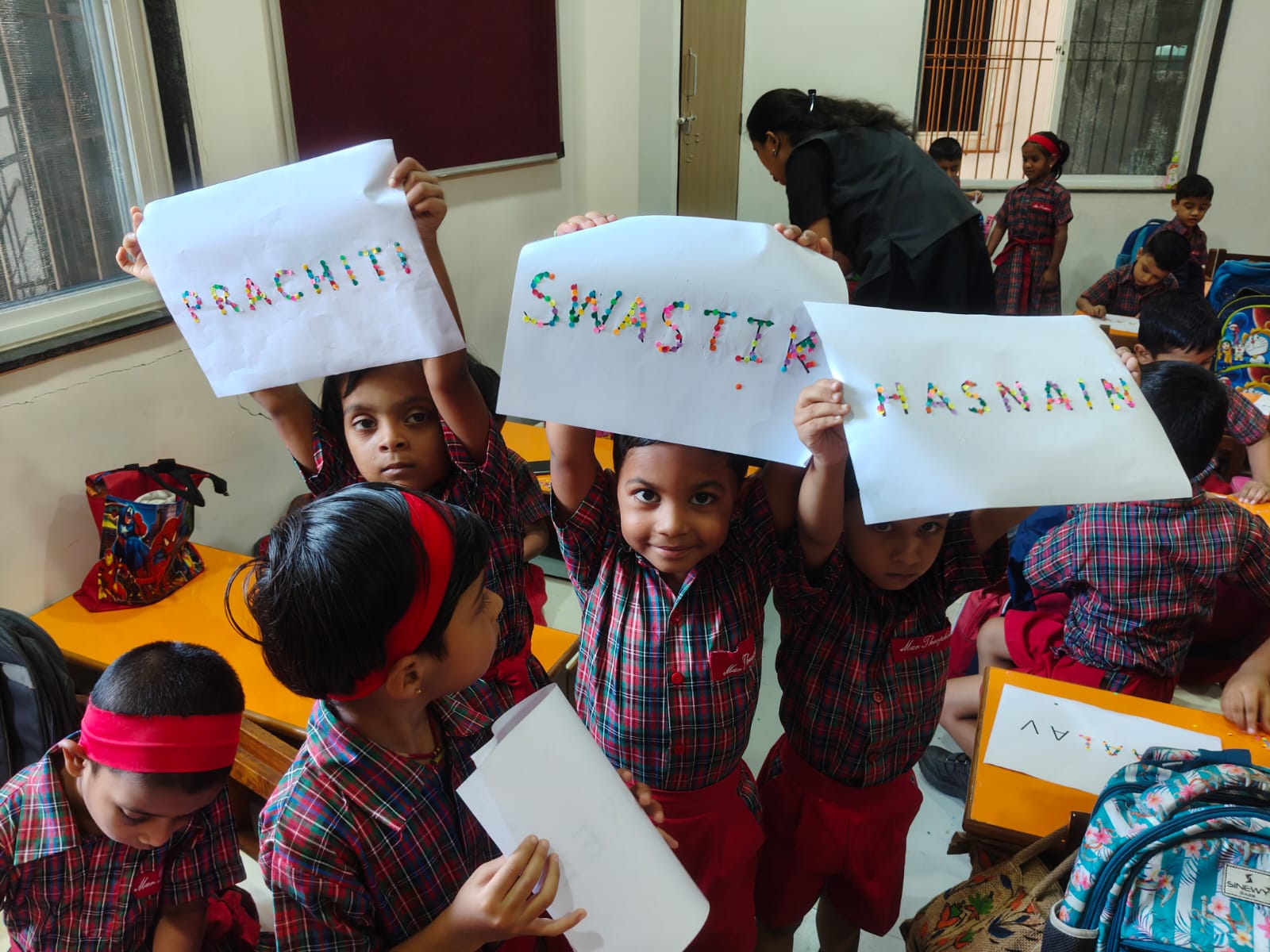 Spelling outline matching PRACHITI