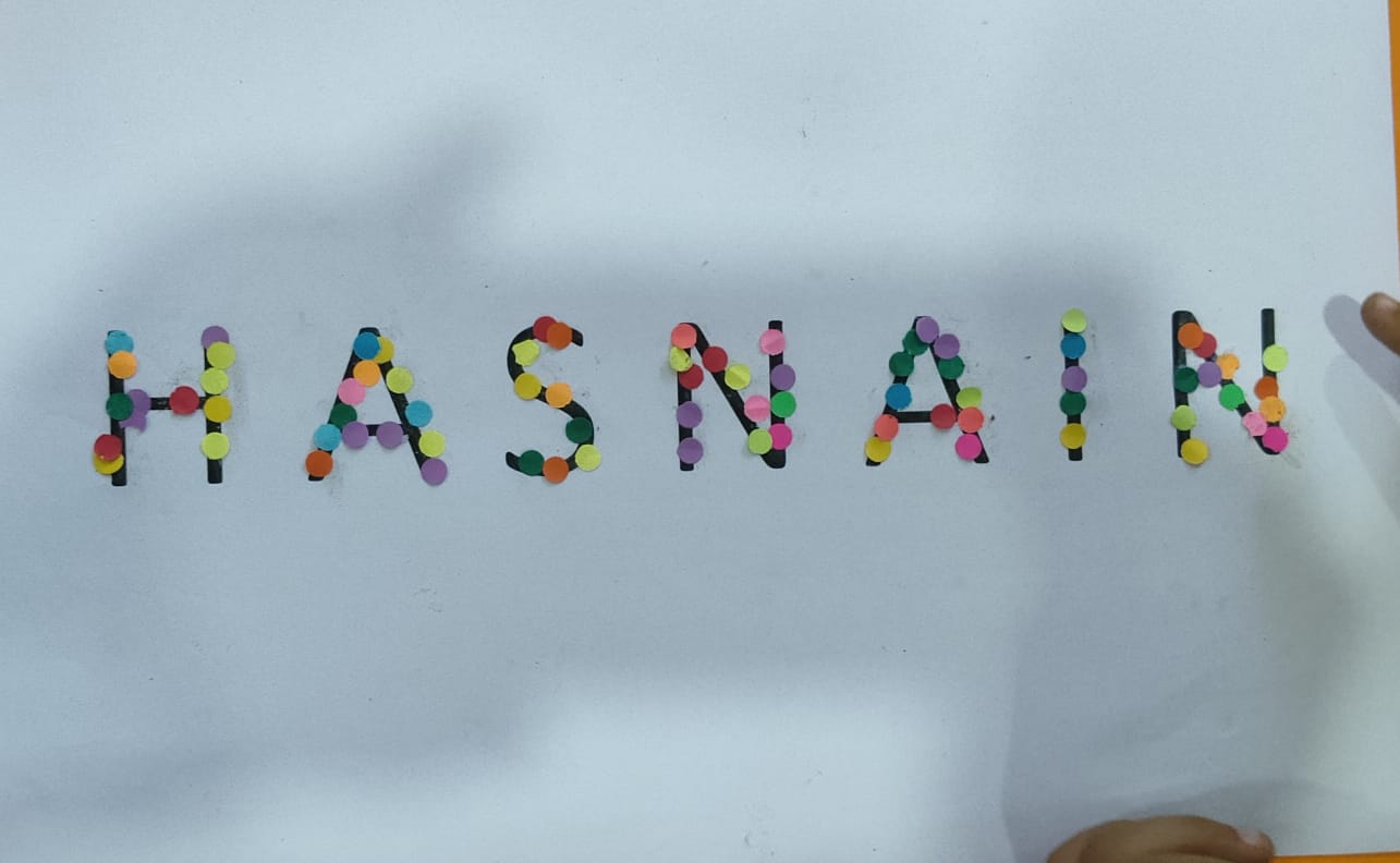 Spelling outline matching TANISHKA