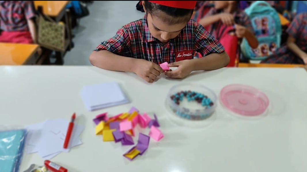 Count and Write bead counting activity setup